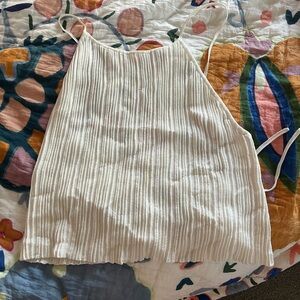 Free people open back tank top
